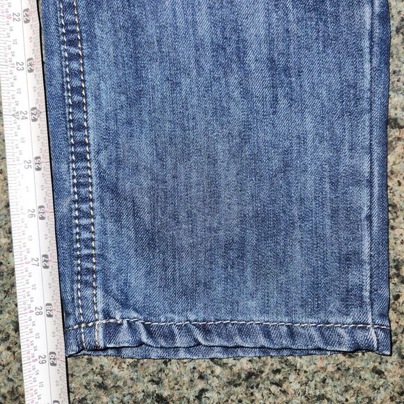 Rebel Blue Denim Jeans Girl Size 14 Cotton Polyester - Picture 10 of 11